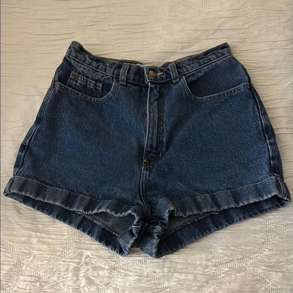 American Apparel Blue Denim Women's Shorts